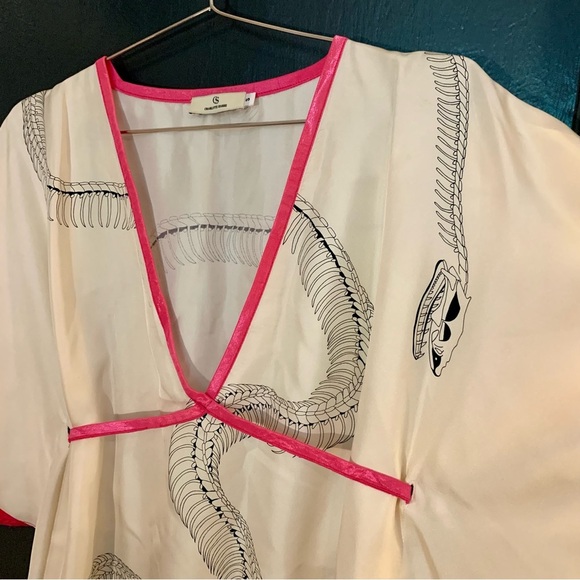 Charlotte Sparre silk kimono sleeve dress - Picture 3 of 9